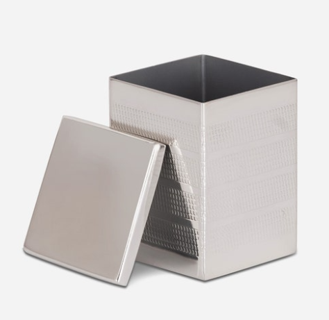 Denver Lidded Canister- Bathroom Accessory (Small or Large)