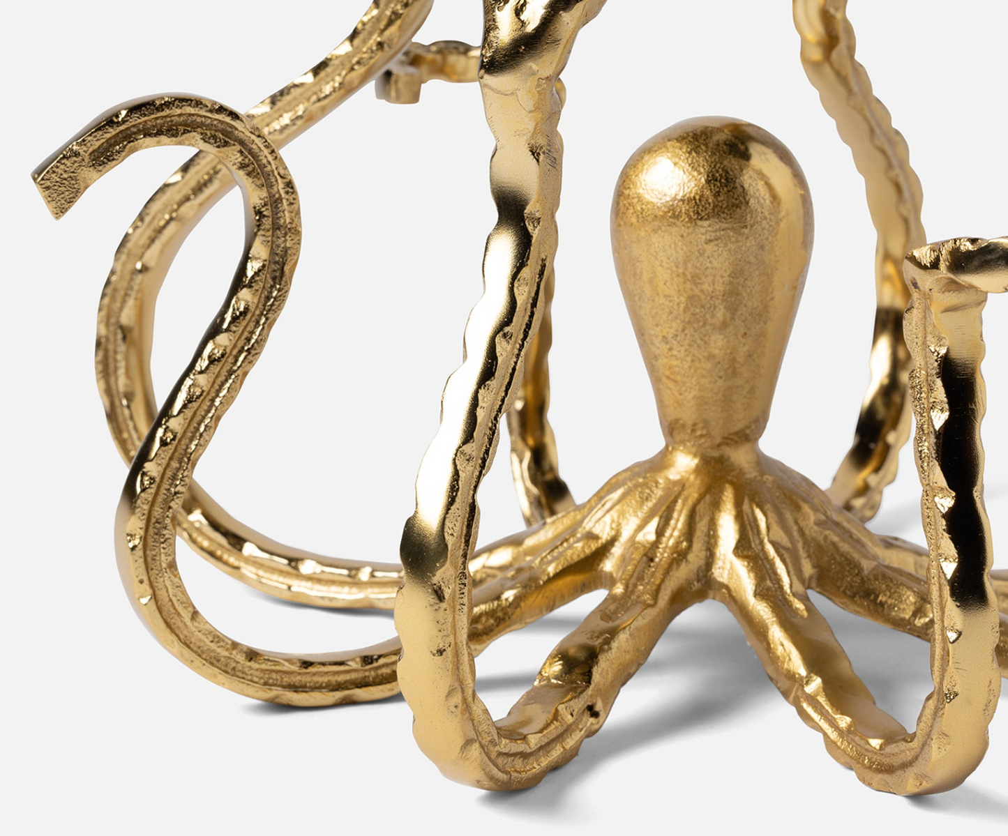 Marlon Polished Gold Candle Holder