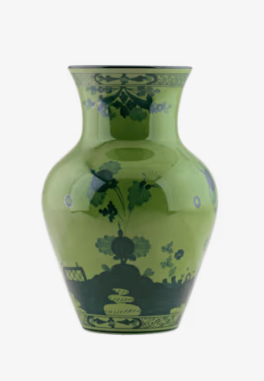 Malachite Ming Vase by Ginori