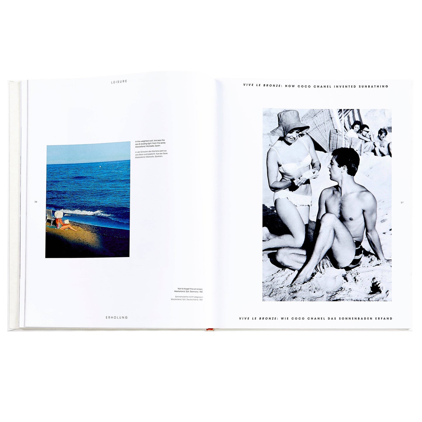 Beach Life Leather Bound Coffee Table Book (Designers' Pick)