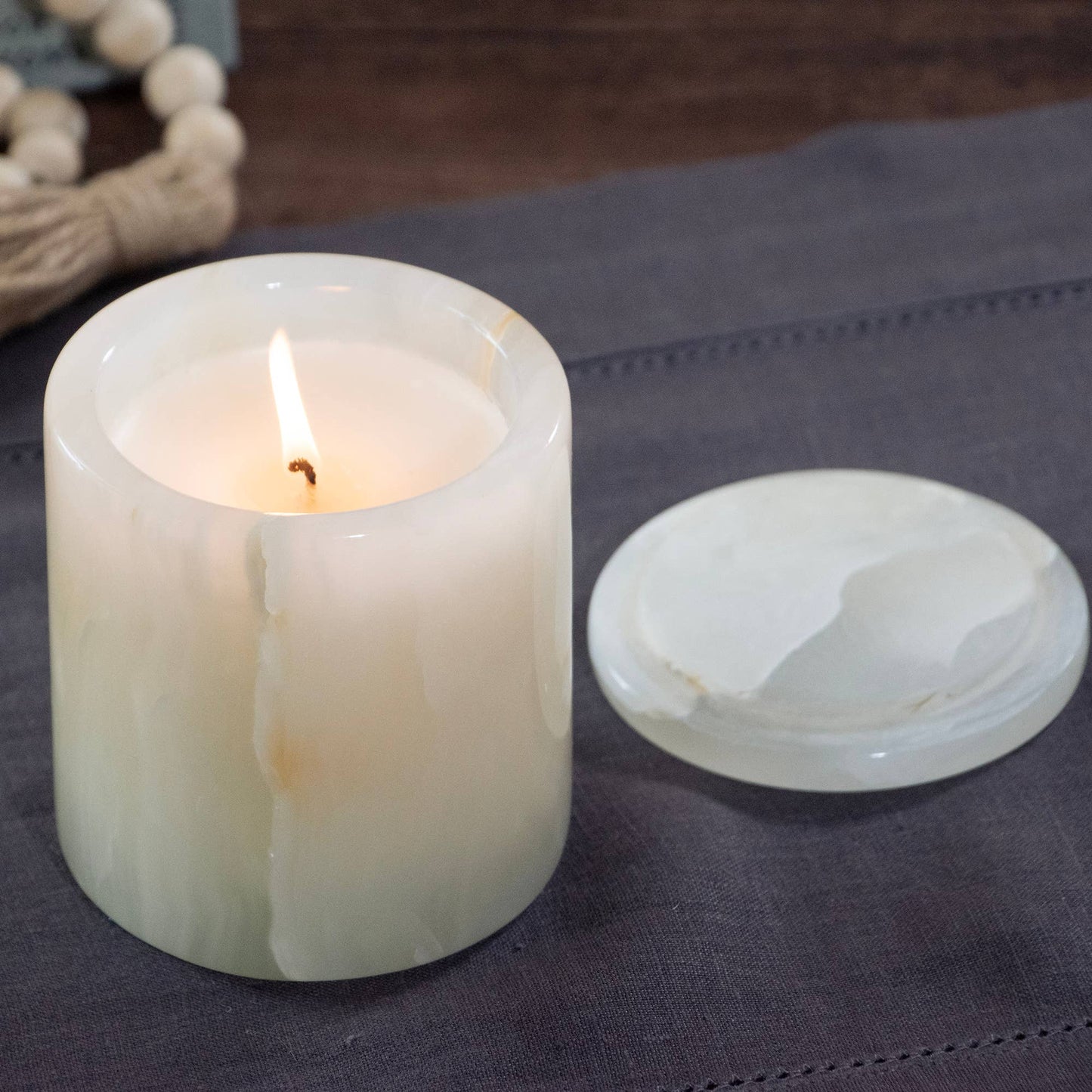 Botanique Palo Santo Luxe Onyx Candle