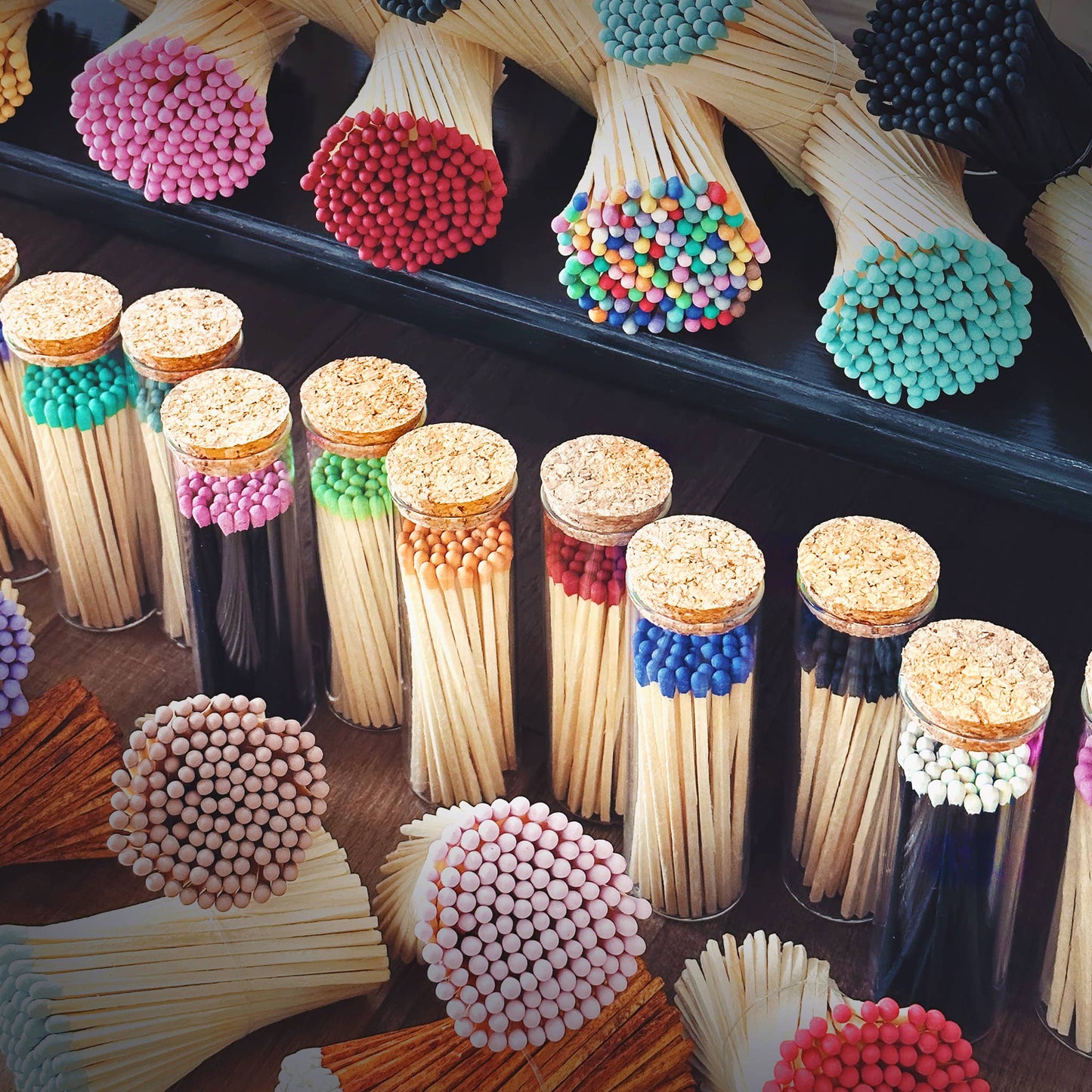 Rainbow Decorative Matches - Sizes & Styles of Your Choice