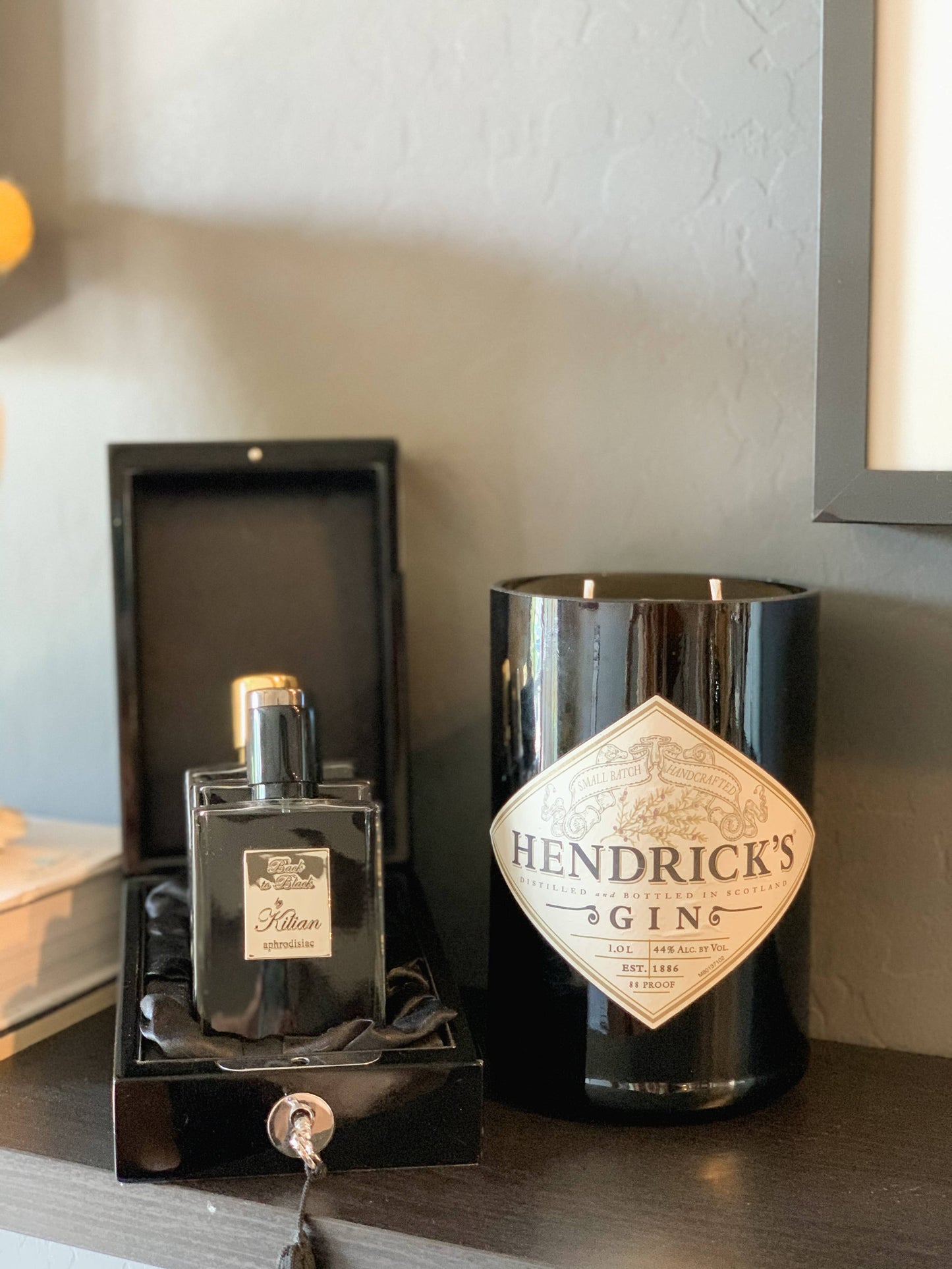 Recycled Hendricks Novelty Candle