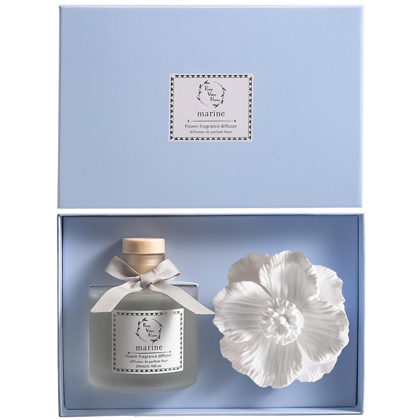 Diffuser Sets Gifts Ceramic Flower (2025)-Pretty Valley Home