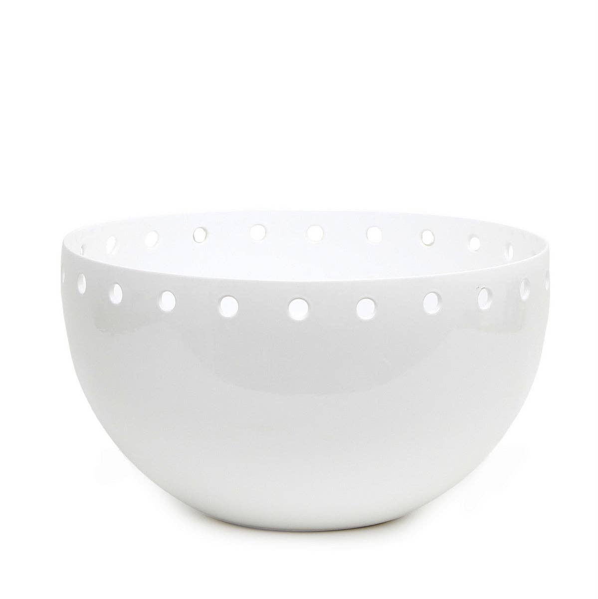 PURITY GLAMOUR: Extra Large Round Deep Bowl - Pure White (Rare/One of a Kind)