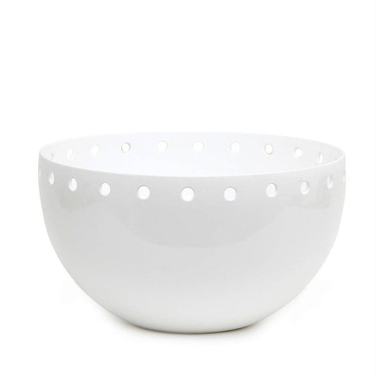 PURITY GLAMOUR: Extra Large Round Deep Bowl - Pure White (Rare/One of a Kind)