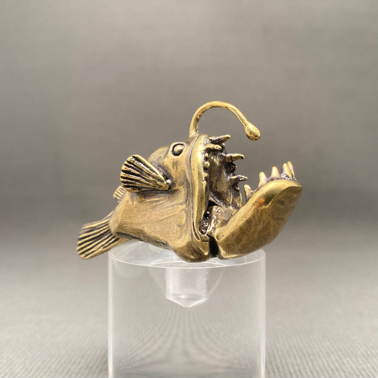 Brass Lantern Fish Crafts Desktop Ornaments Decoration