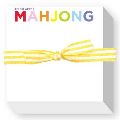 MAHJONG AND CANASTA CHUBBIE NOTEPADS