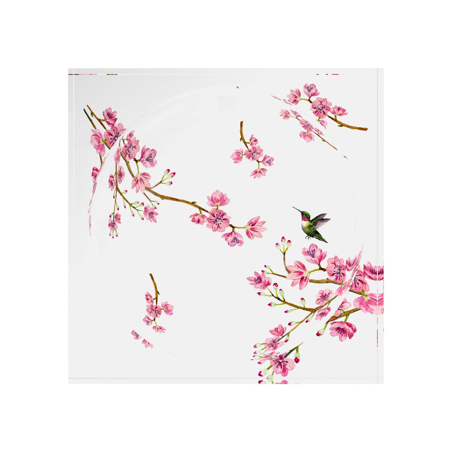 Blossom Fantasia White Acrylic Candy Catchall Dish