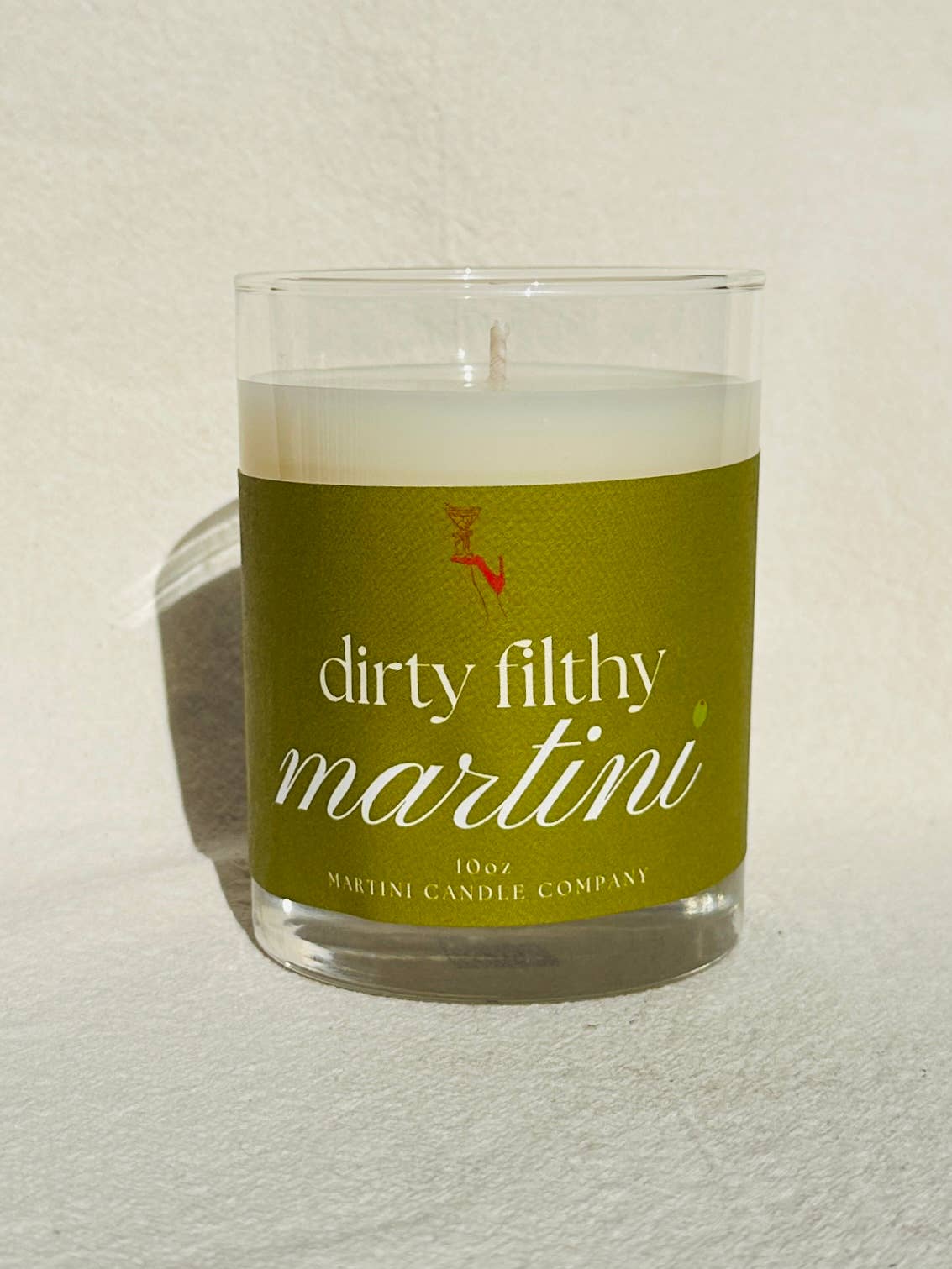 Dirty Martini ~ Soy Blend Candle-Large 10 oz.