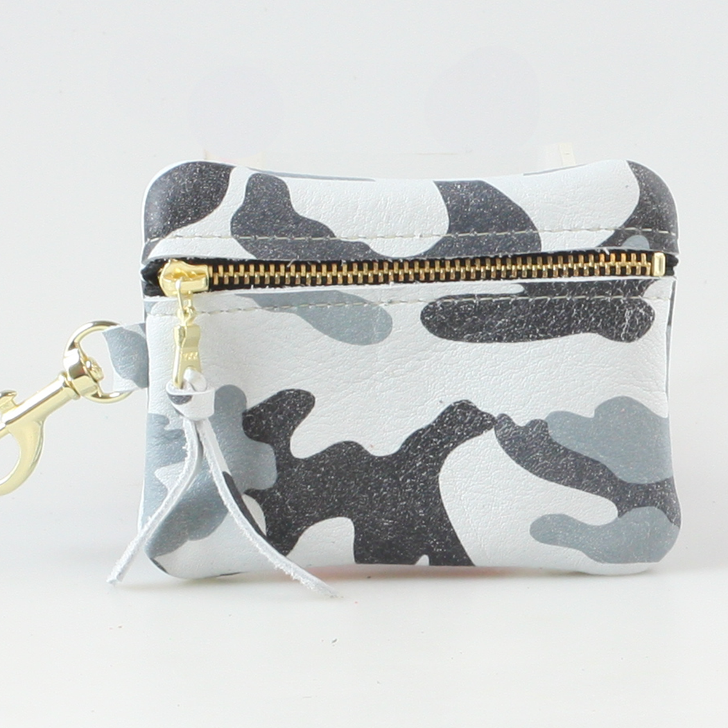 Soft Leather Zippered Pouch