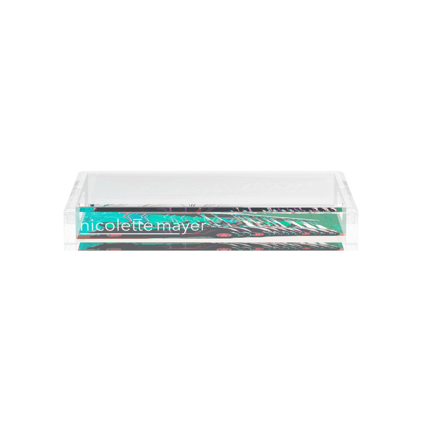Golf Nine Iron Green Rectangle Tray
