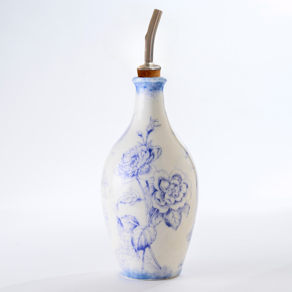 Blue Oil Bottle from Italy