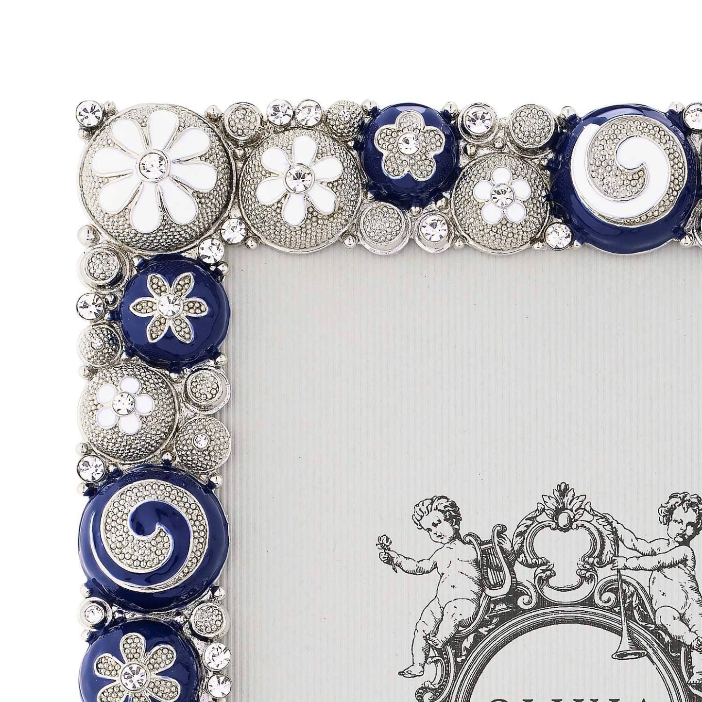 Blue & White Charisma 5" x 7" Picture Frame | Photo Frame