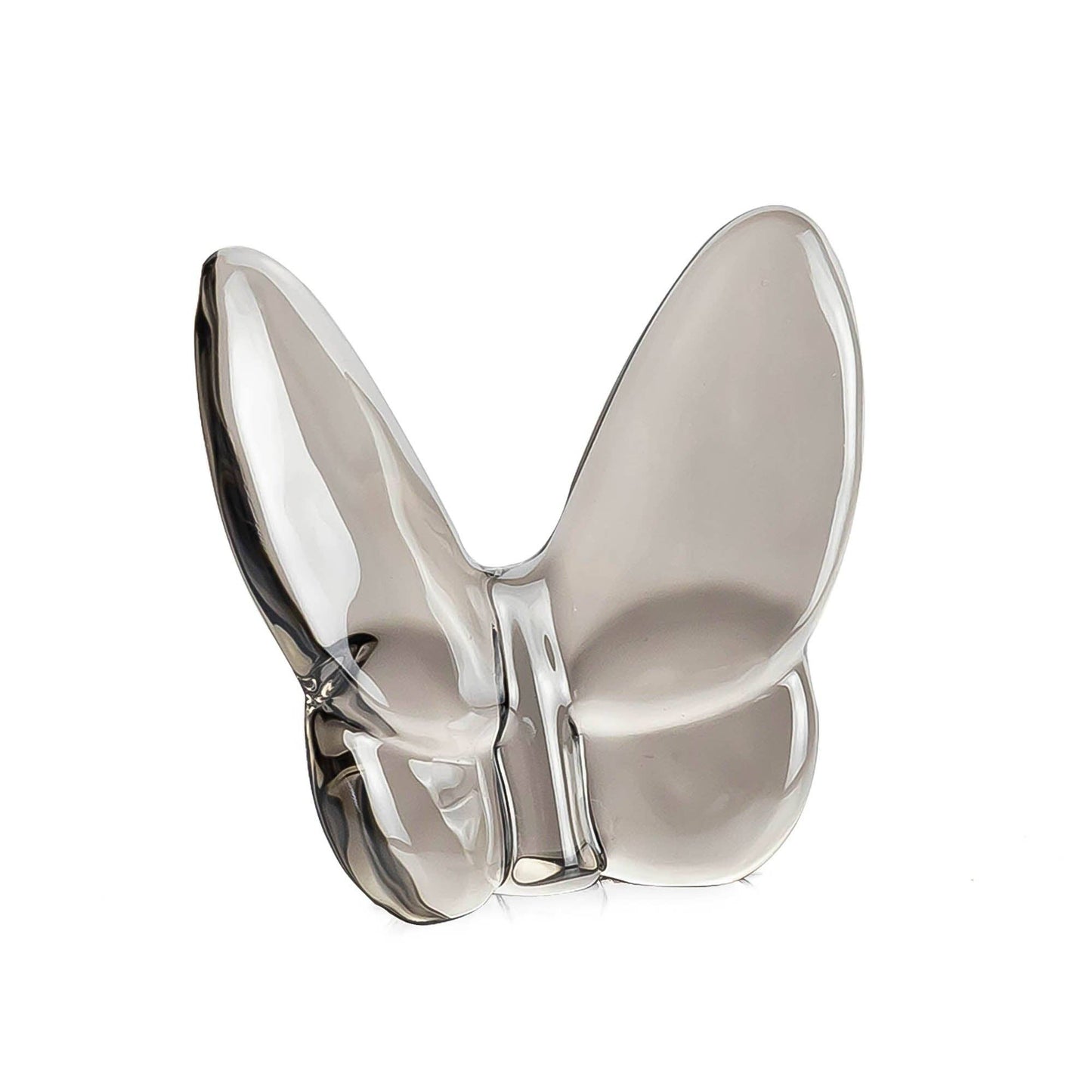Crystal Butterfly Figurine in Gray/Silver