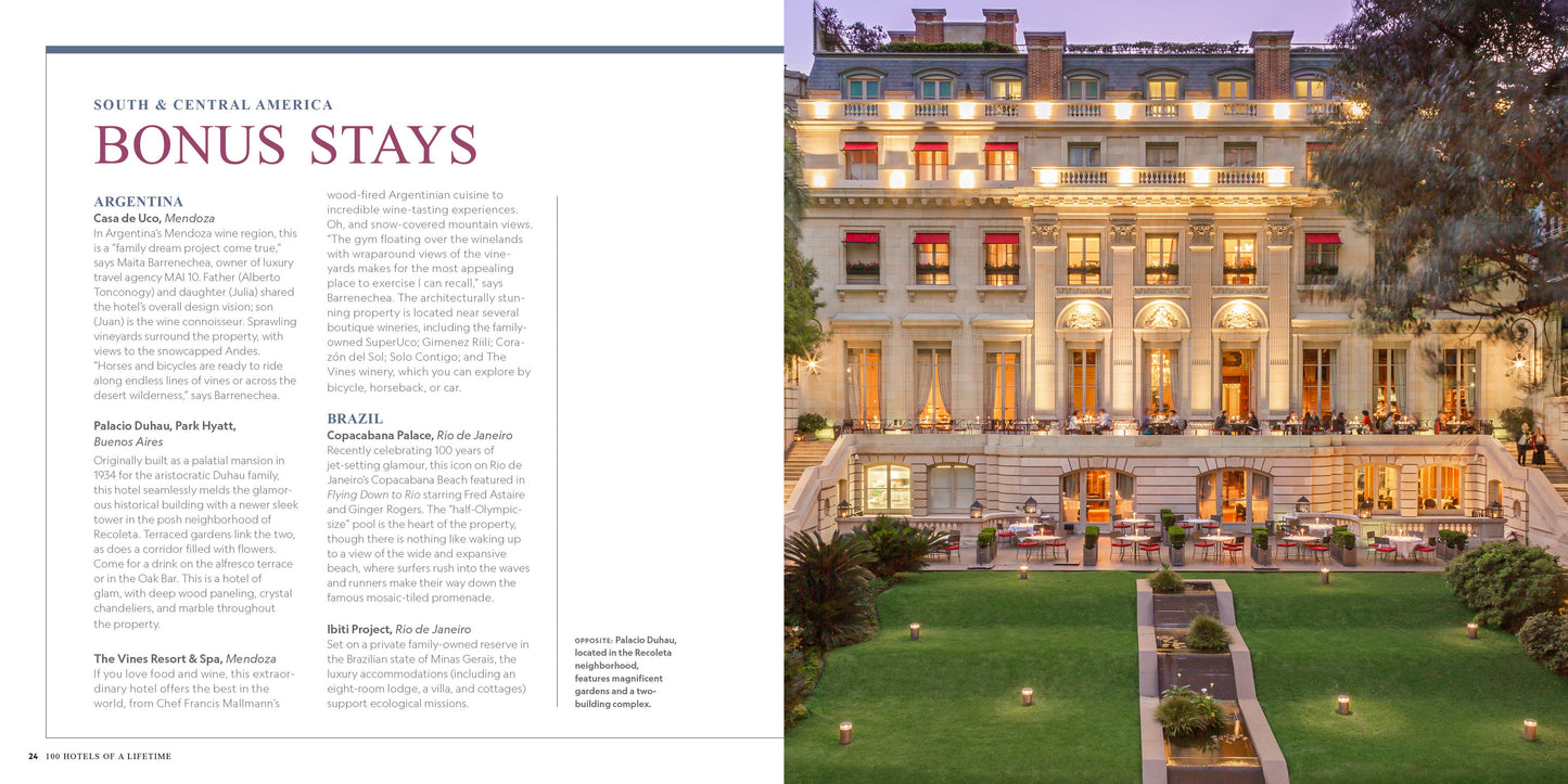 100 Hotels Of A Lifetime