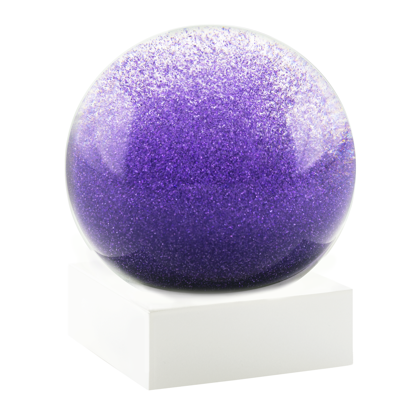 Serenity Sphere Purple Snow Globe
