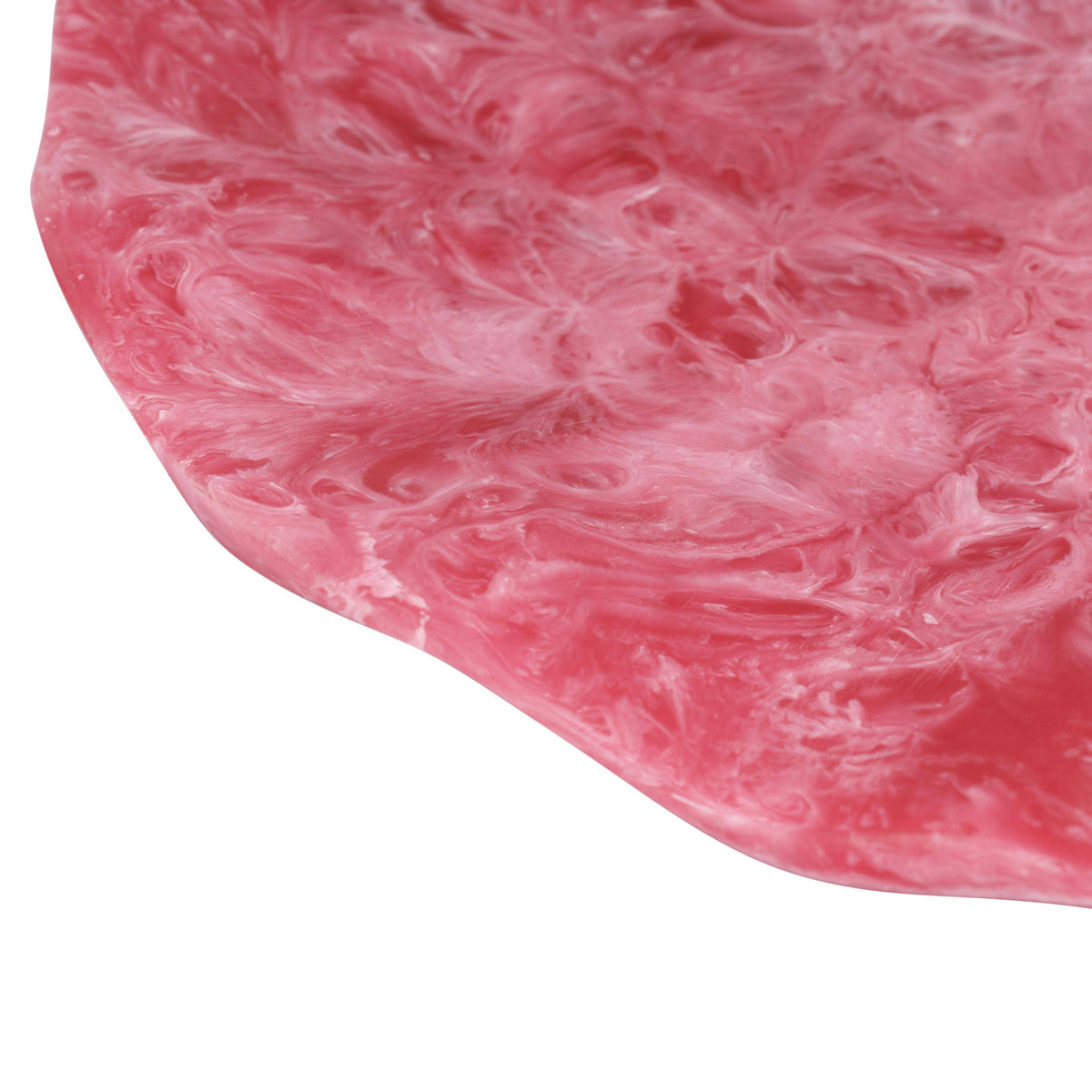 Soft Swirl Resin Petal Tray