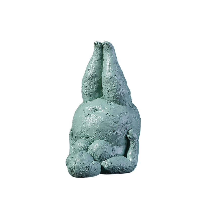 Abstract Resin Yoga Sculpture | Art Decor