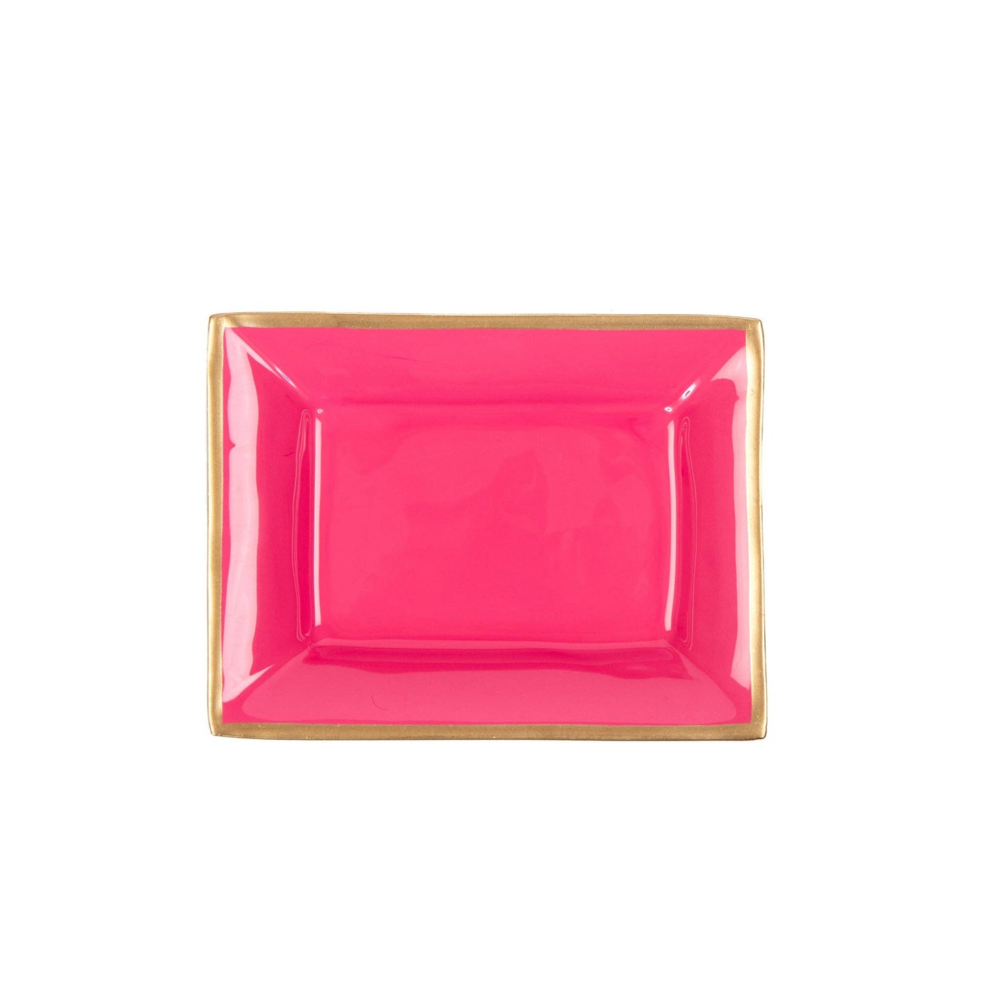 The Elizabeth Enameled Tray in Pink
