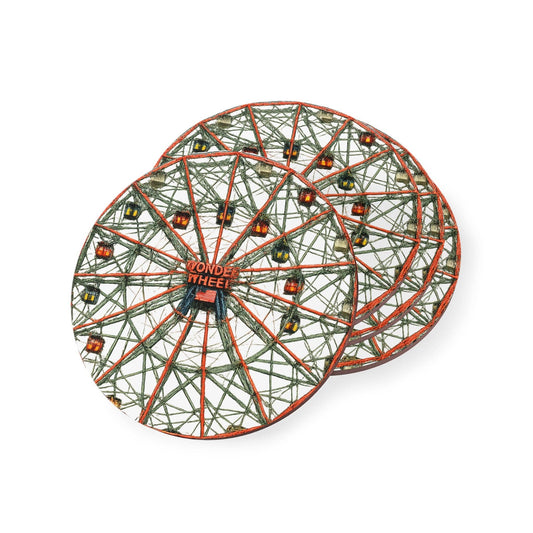 Coney Island Ferris Wheel Cork Back Coaster | Amusement Park Ride (Each Coaster)