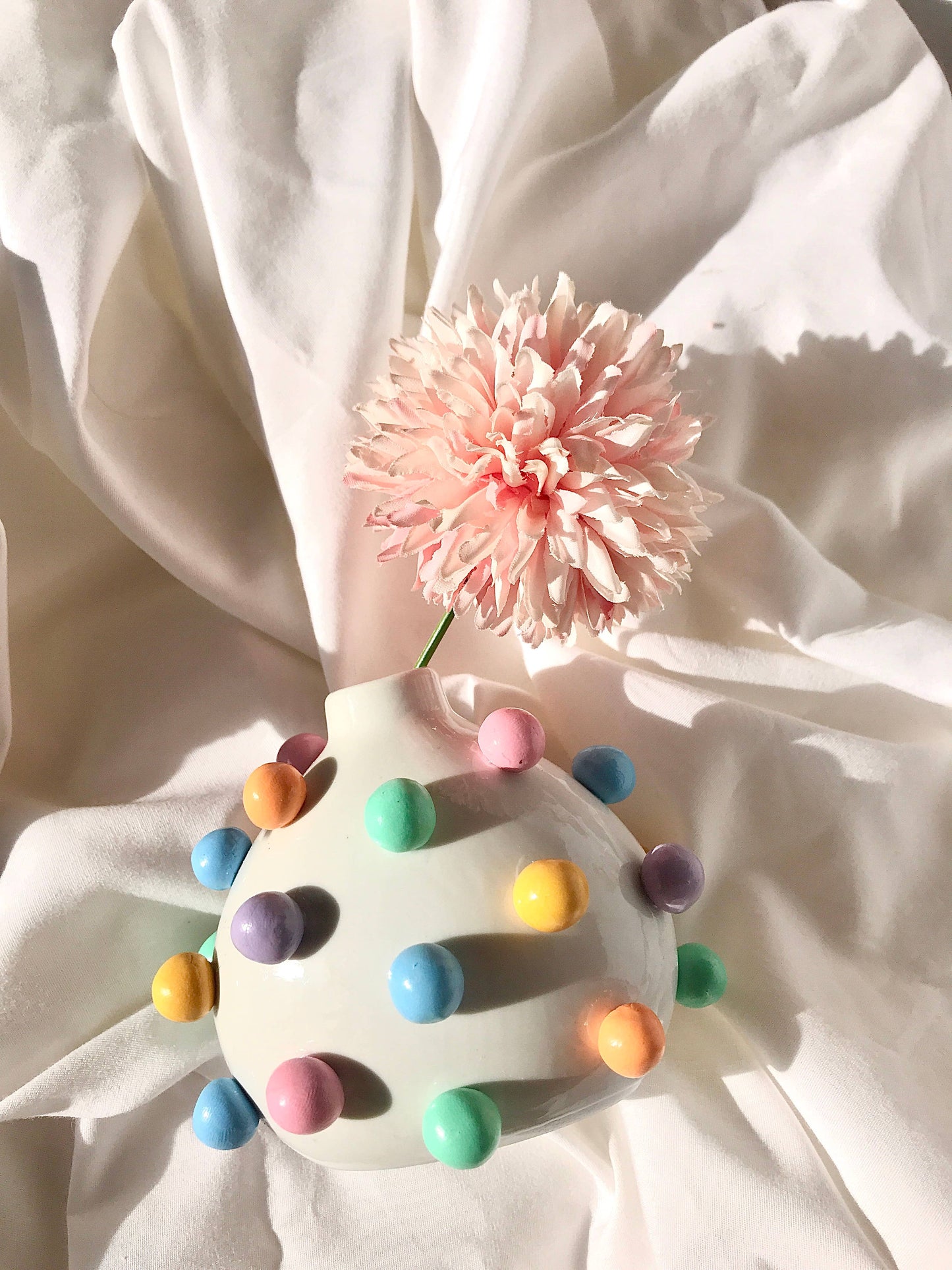 Retro Eclectic Colorful Bud Vase- Boho Mini Vase (Designers' Pick)
