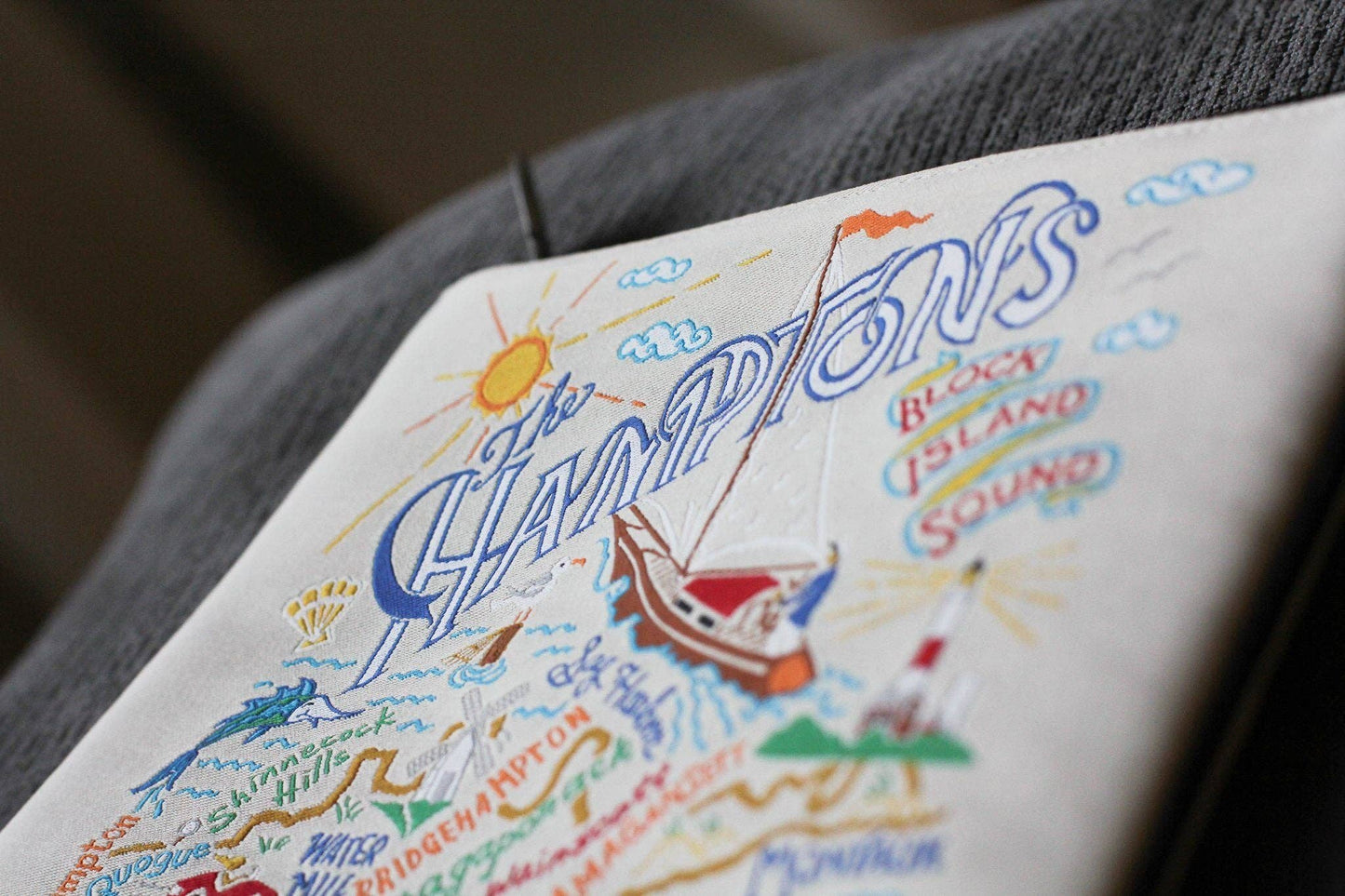 Beachy and Elegant Hamptons Zip Pouch