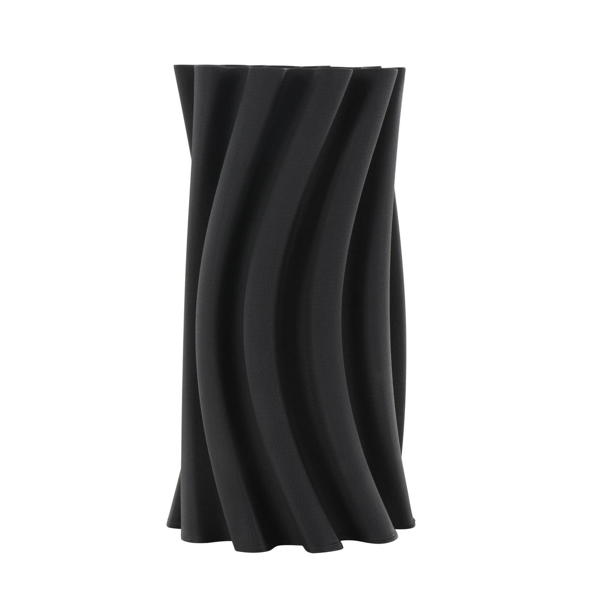 Contemporary Black Ceramic Vase -