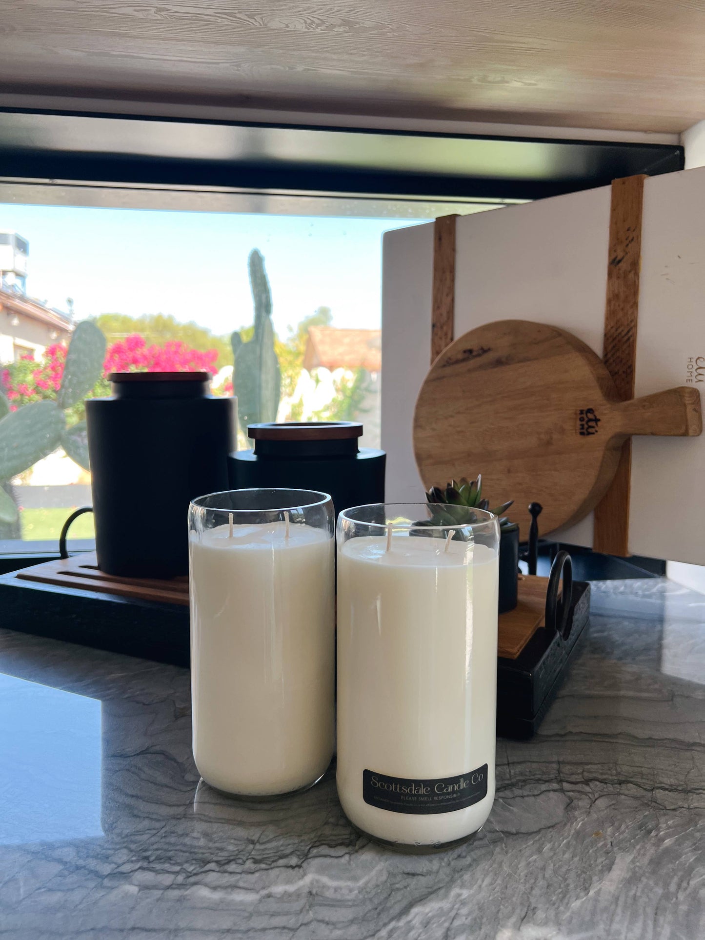 Code Blue Label (Recycled Bottle Candle)