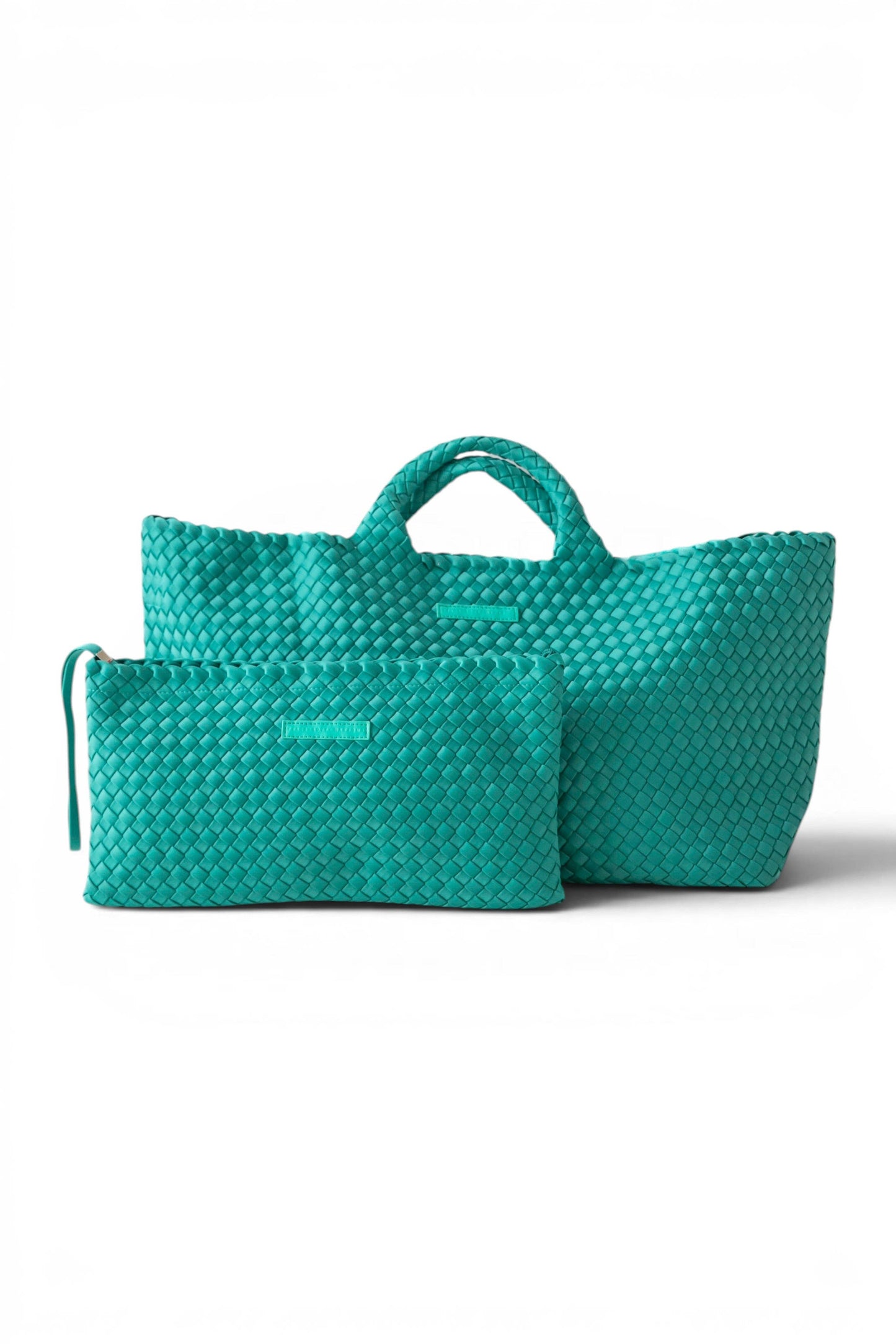 Mahjong Bag - Woven Carryall with Matching Tile Pouch