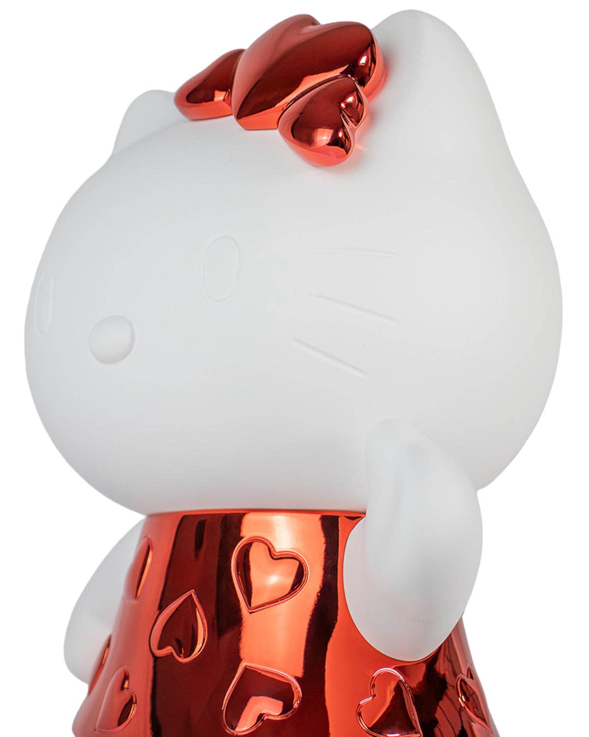 Hello Kitty Heart - LD Studio - White & Chrome Red - 10.5 in
