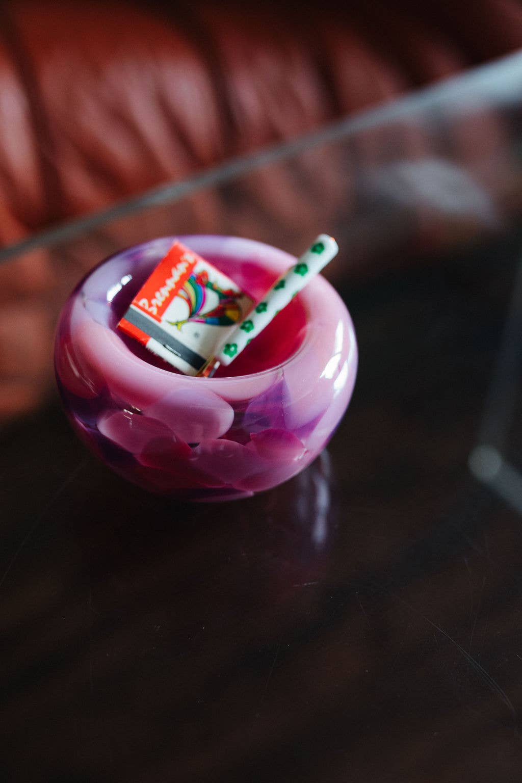 Glass Blown Pink Planet Nest Bowl (Limited Edition)
