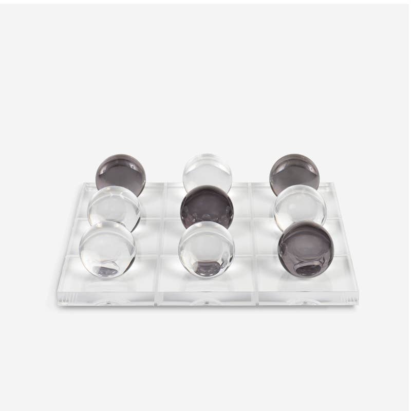 Acrylic Henged Tic-Tac-Toe Set