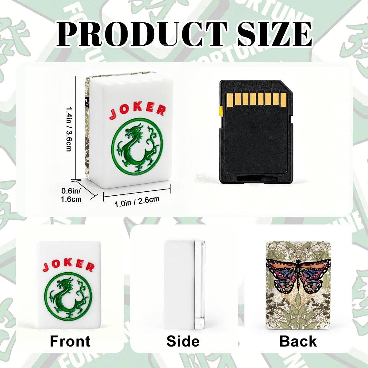 Butterfly American Mahjong Tiles