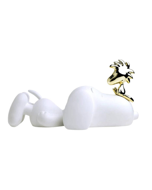 Snoopy & Woodstock White & Gold