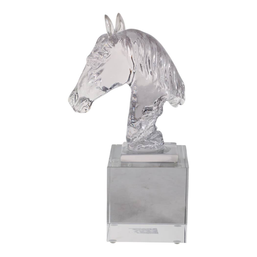 Decorative Object - Clear Crystal Elegant Horse