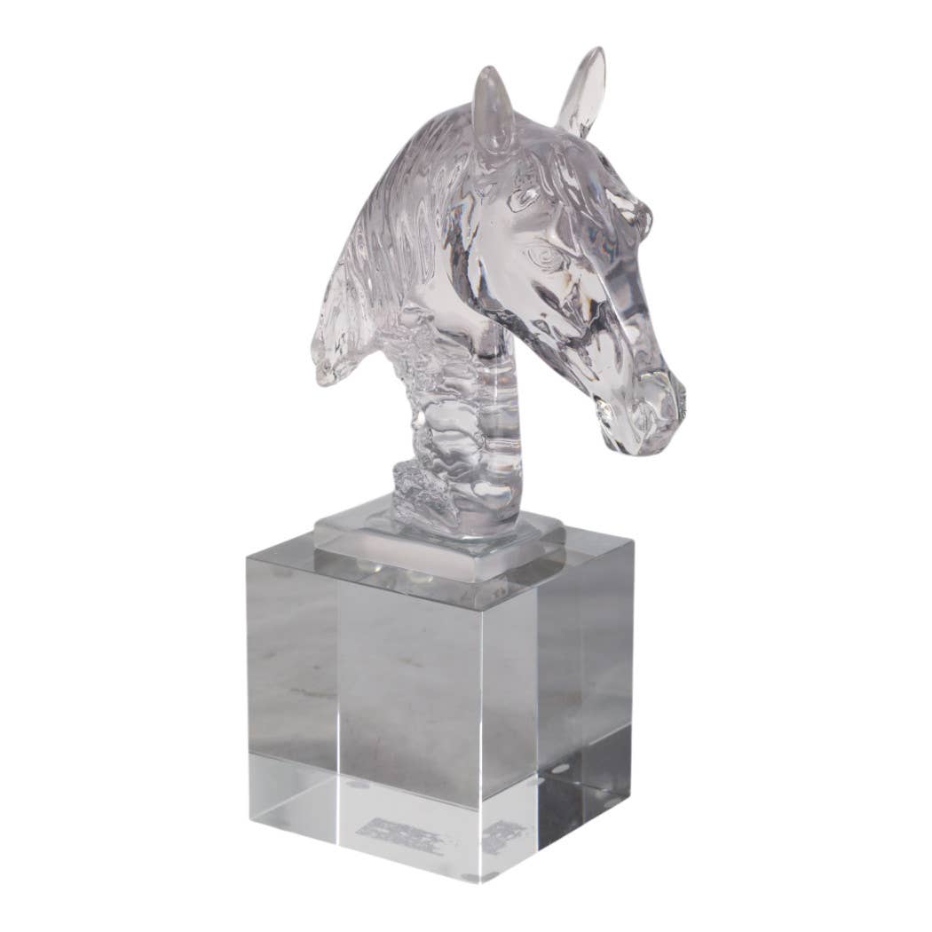 Decorative Object - Clear Crystal Elegant Horse