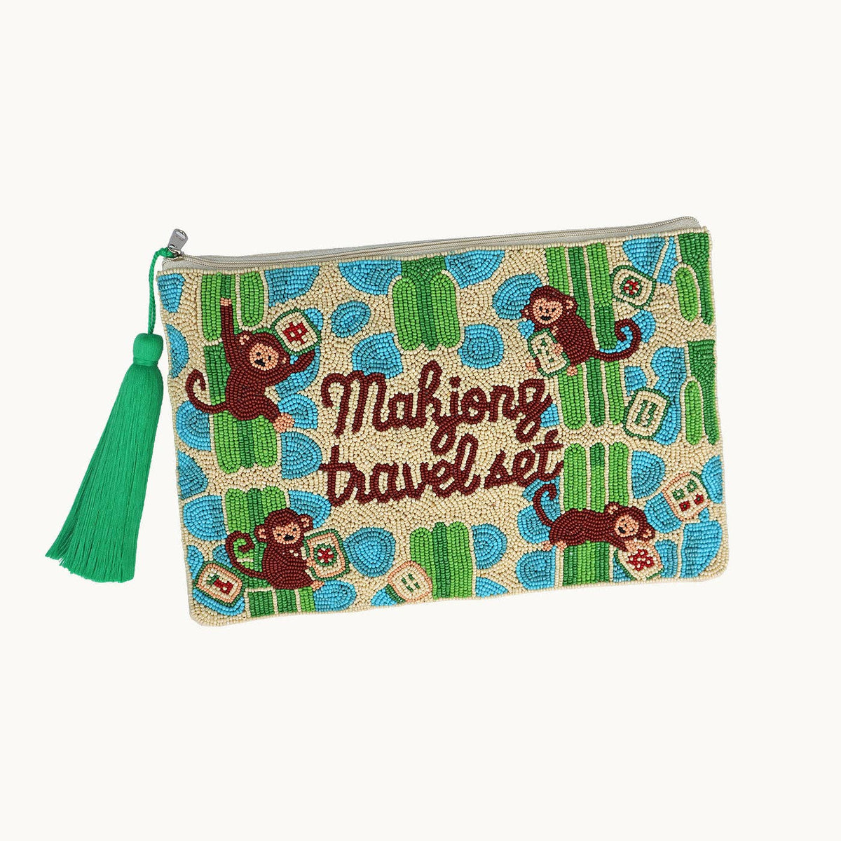 Mahjong travel set (Monkeys)