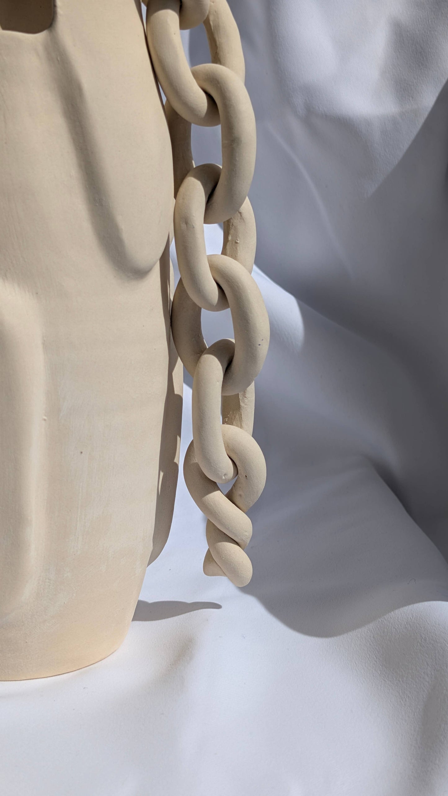 Handmade ceramic Vase | Chain vase | home decor | Decorative