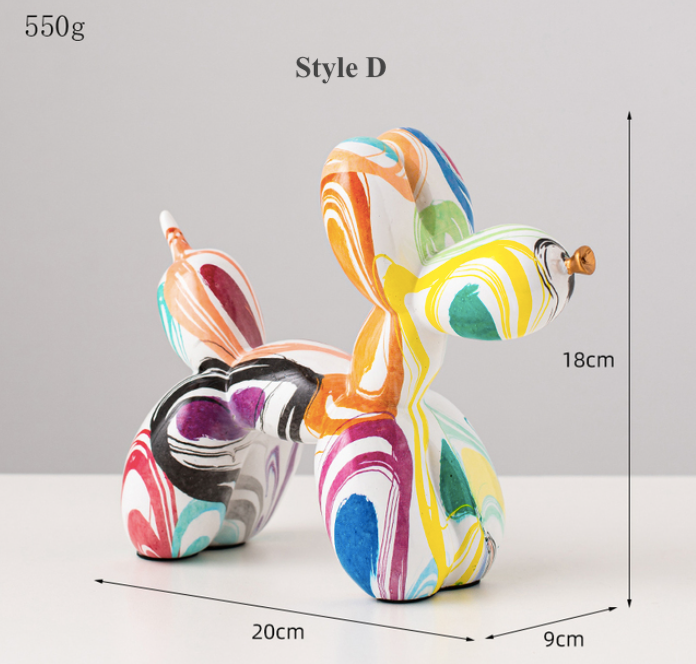 Art Graffiti Balloon Dog Sculpture from Europe