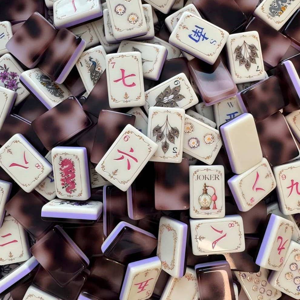 2026 (Limited Edition)Three-Layer Acrylic Mahjong Tiles