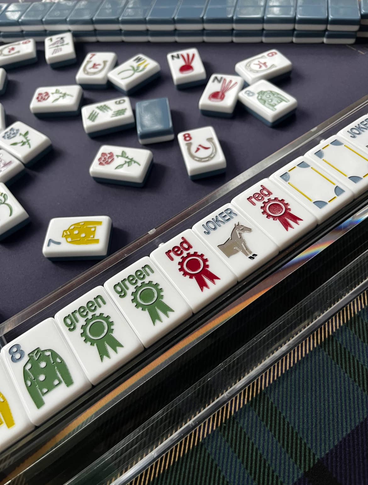 Polo Club (Equestrian) Mahjong Tiles (Racks and Mat not included)