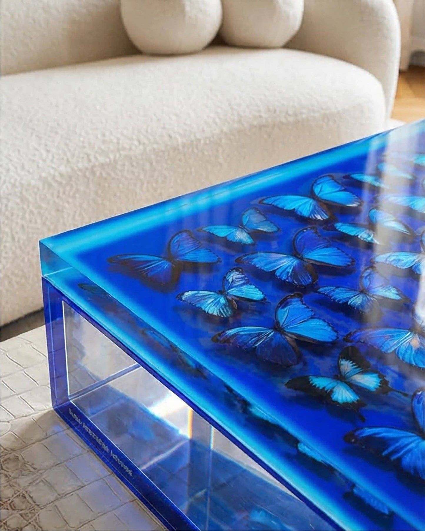 Cobalt Blue Butterfly Acrylic Keepsake/Jewelry Box(Limited Edition)