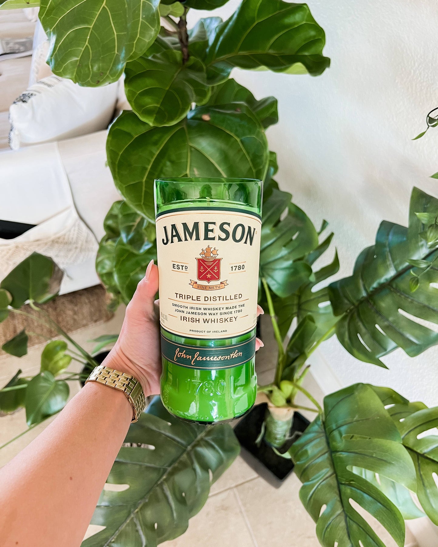 Recycled Jameson Candle