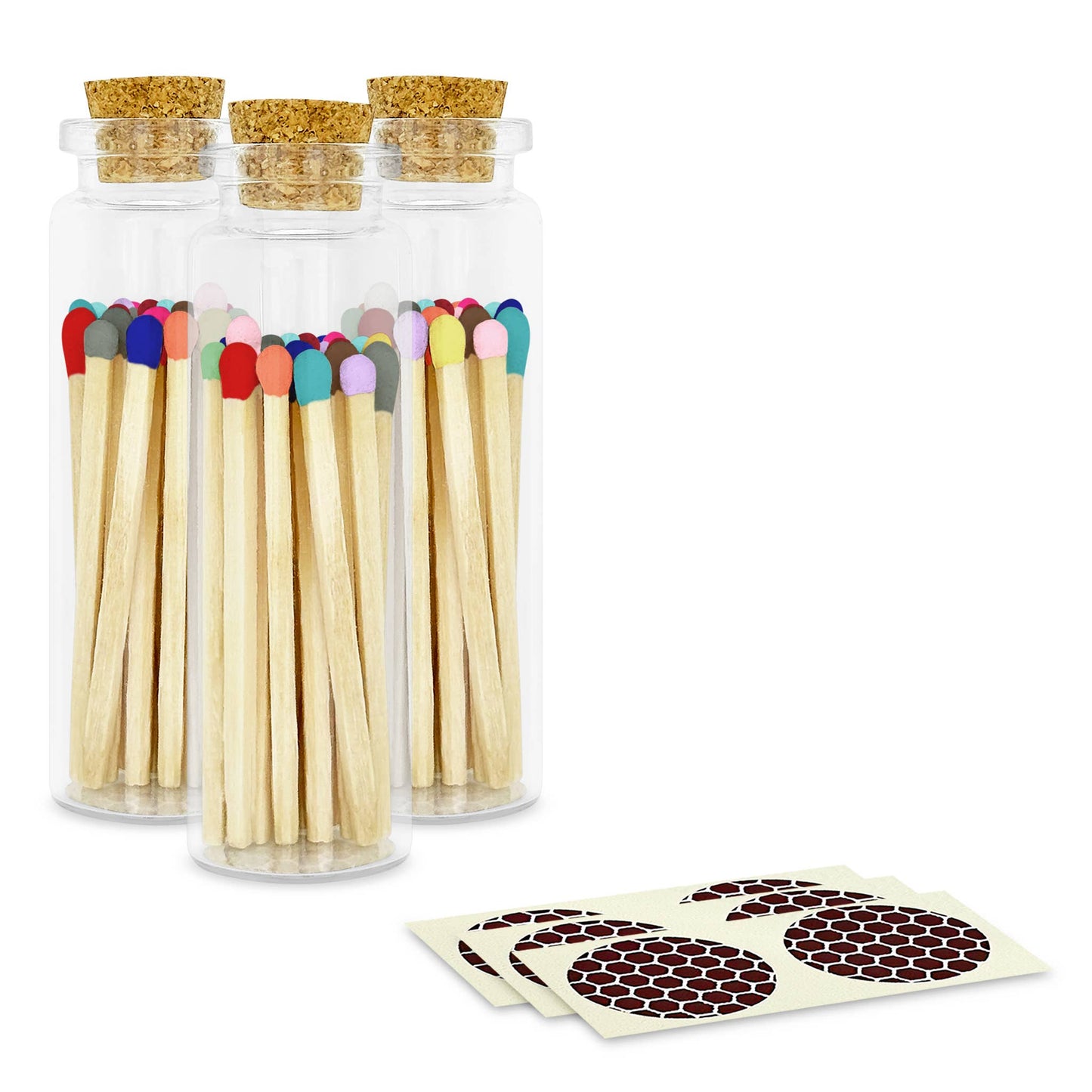 Rainbow Decorative Matches - Sizes & Styles of Your Choice