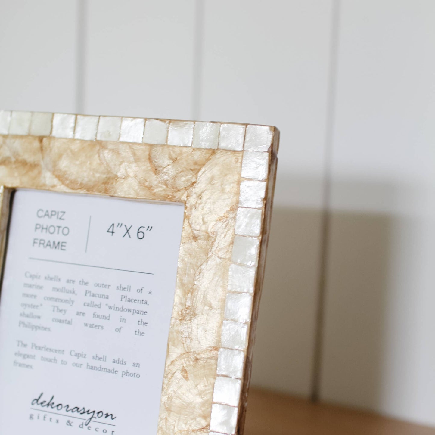 Capiz Mosaic Photo Frame