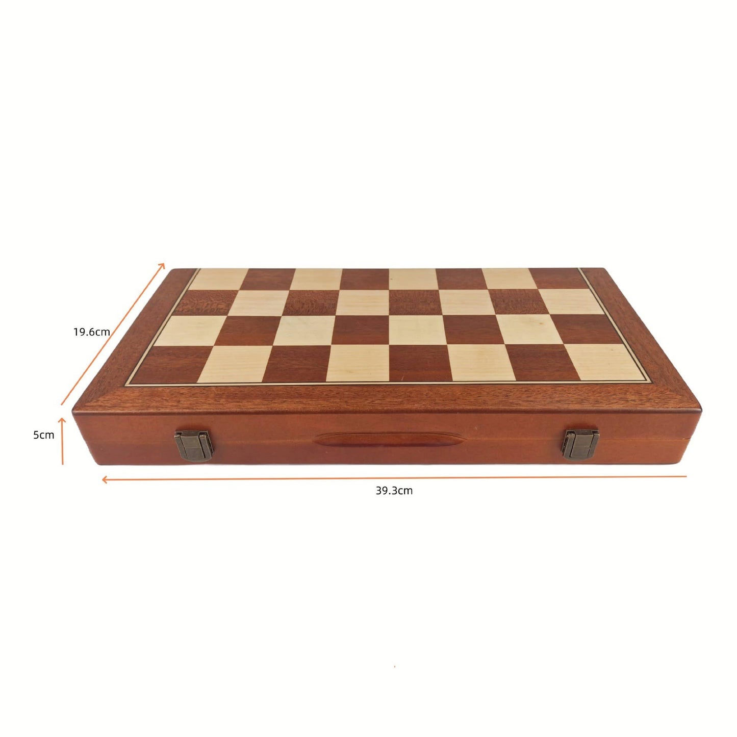 Magnetic Wooden Folding Chess Set with Storage