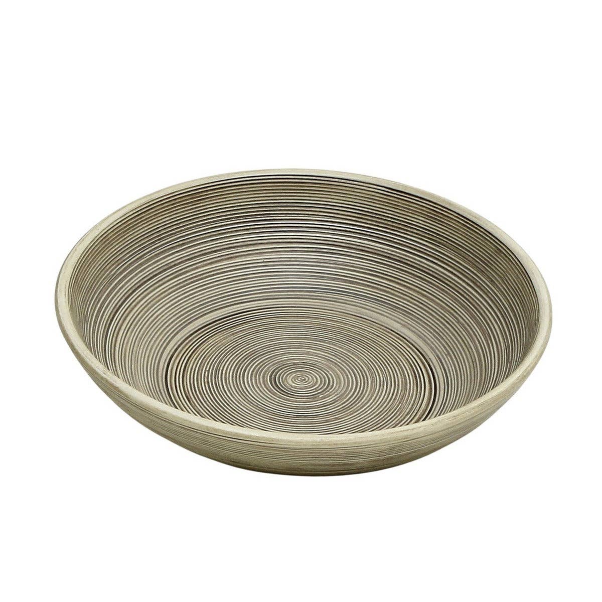 SABBIA TOSCANA: Round Large Bowl Centerpiece (one of a kind)