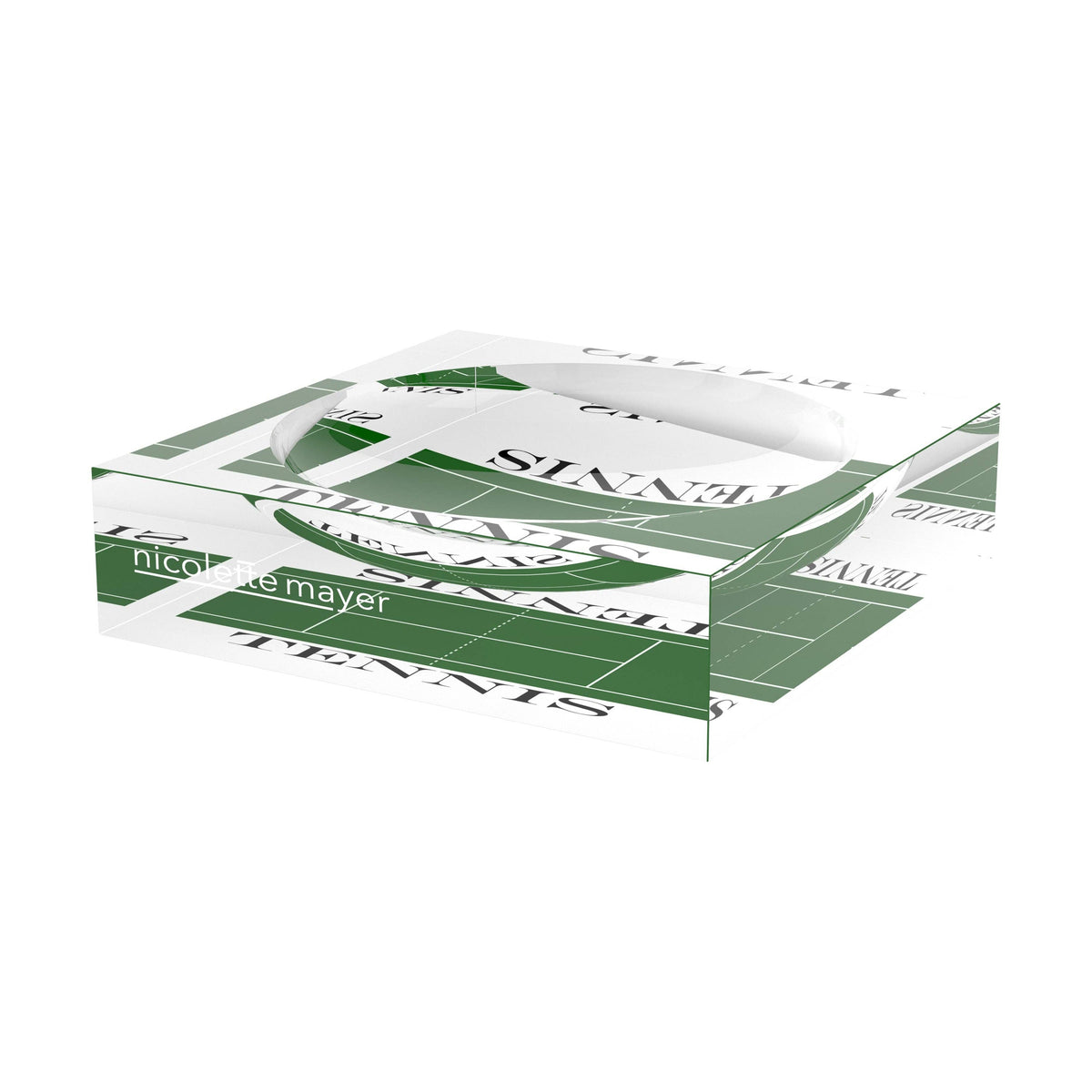 Tennis Court Candy Catchall Dish