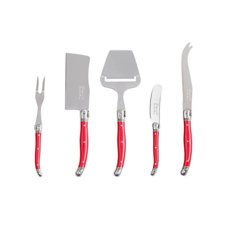 French Set/ 5 Piece Cheese Knife & Slicer Set